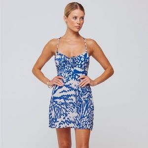 RESA Capri Print Juniper Mini Dress